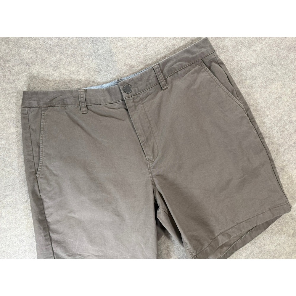 Bonobos Mens Brown Chino Shorts Size 35 Stretch Cotton Casual 7 Inch Inseam